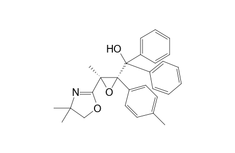 (R*,S*)-2,3-Epoxy-3-(4,4-dimethyl-2-oxazolin-2-yl)-1,1-diphenyl-2-p-tolylbutan-1-ol