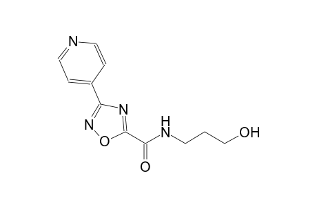 1,2,4-oxadiazole-5-carboxamide, N-(3-hydroxypropyl)-3-(4-pyridinyl)-
