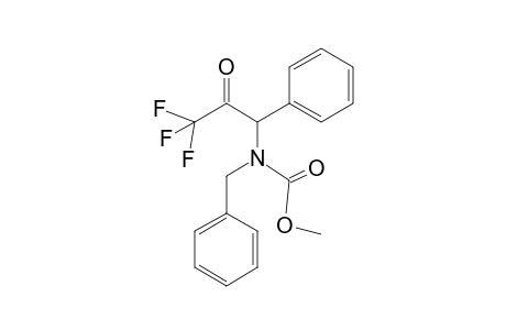 3-(N-Benzyl-N-methoxycarbonylamido)-3-phenyl-1,1,1-trifluoro-2-propanone