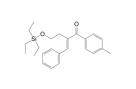 1-Phenyl-3-p-tolyl-2-(2-triethylsilyloxyethyl)propenone