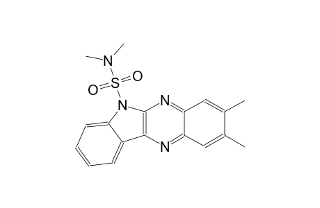6H-indolo[2,3-b]quinoxaline-6-sulfonamide, N,N,2,3-tetramethyl-