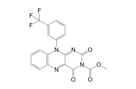10-[3'-(Trifluoromethyl)phenyl]-3-(methoxycarbonyl)isoalloxazine
