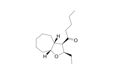 1-[(2R,3R,3aR,8aR)-2-ethyl-3,3a,4,5,6,7,8,8a-octahydro-2H-cyclohepta[b]furan-3-yl]-1-pentanone