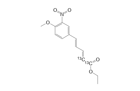 ETHYL_5-(4-METHOXY-3-NITROPHENYL)-(2-E,4-E)-[1,2-(13)-C2]-PENTA-2,4-DIENOATE