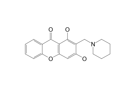 1,3-DIHYDROXY-2-(PIPERIDIN-1-YL-METHYL)-9H-XANTHEN-9-ONE