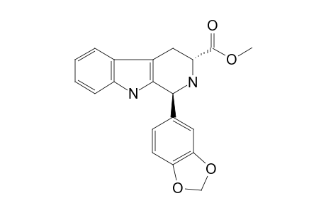 (1S,3R)-1-(1,3-benzodioxol-5-yl)-2,3,4,9-tetrahydro-1H-$b-carboline-3-carboxylic acid methyl ester