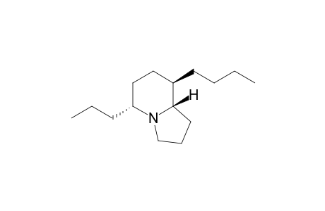 (5R,8R,8aS)-8-Butyl-5-propyloctahydroindolizine