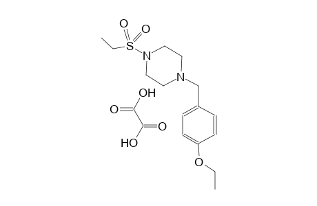 1-(4-ethoxybenzyl)-4-(ethylsulfonyl)piperazine oxalate