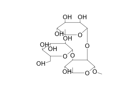 METHYL 2-O-(ALPHA-L-RHAMNOPYRANOSYL)-3-O-(BETA-D-GLUCOPYRANOSYL)-ALPHA-L-RHAMNOPYRANOSIDE