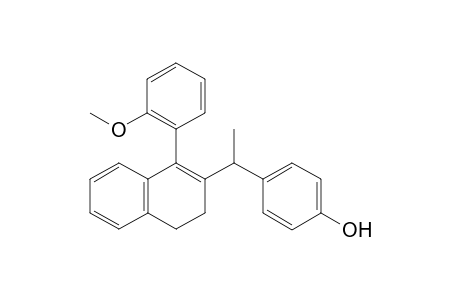 4-(1-(1-(2-Methoxyphenyl)-3,4-dihydronaphthalen-2-yl)ethyl)phenol