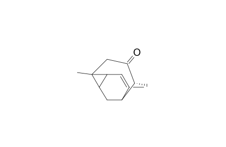 Tricyclo[4.3.1.0(2,9)]dec-7-en-4-one, 2,5,7-trimethyl-, stereoisomer