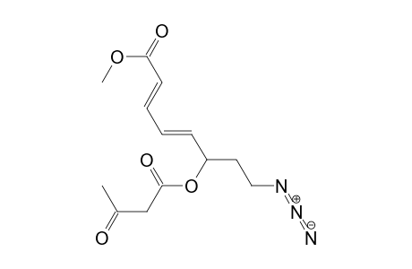Methyl 8-Azido-6-acetoacetoxy-2,4-octadienoate