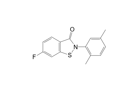 1,2-Benzisothiazol-3(2H)-one, 2-(2,5-dimethylphenyl)-6-fluoro-
