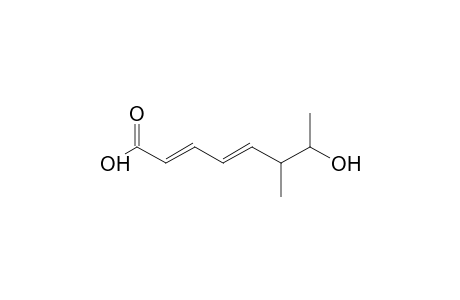(2E,4E)-7-Hydroxy-6-methyl-2,4-octadienoic acid