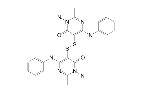 5,5'-DITHIO-BIS-(3-AMINO-6-AMILINO-2-METHYL)-(3H)-PYRIMIDIN-4-ONE