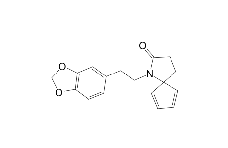 1-[2-(1,3-Benzodioxol-5-yl)ethyl]-1-azaspiro[4.4]nona-6,8-dien-2-one