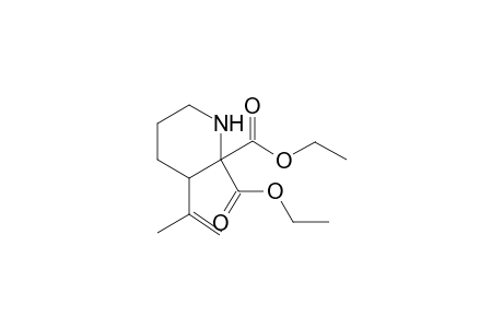 3-(1-Methylethenyl)piperidine-2,2-dicarboxylic acid diethyl ester