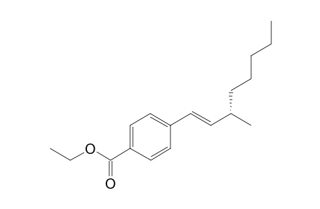 (+)-(3S,1E)- 4-(3-Methyl-oct-1-enyl)-ethyl benzoate