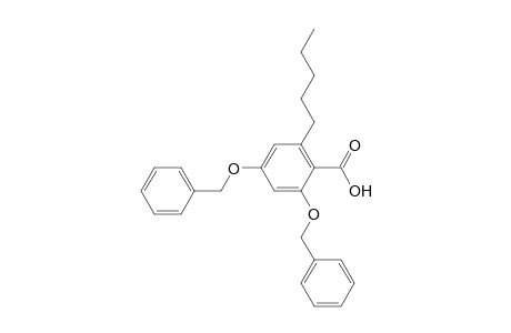 Benzoic acid, 2-pentyl-4,6-bis(phenylmethoxy)-