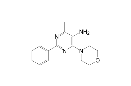 5-Amino-4-methyl-6-(morpholin-4-yl)-2-phenylpyrimidine