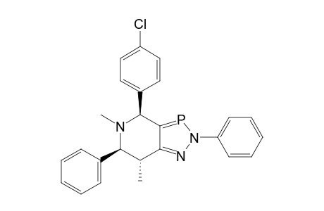 5,7-DIMETHYL-4-(4-CHLOROPHENYL)-2,6-DIPHENYL-4,5,6,7-TETRAHYDRO-2H-1,2,5-TRIAZA-3-PHOSPHAINDENE