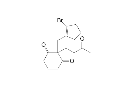 2-[(2-bromanylcyclopenten-1-yl)methyl]-2-(3-oxidanylidenebutyl)cyclohexane-1,3-dione