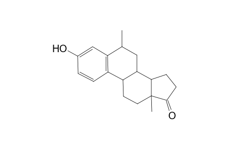 Estra-1,3,5(10)-trien-17-one, 3-hydroxy-6-methyl-