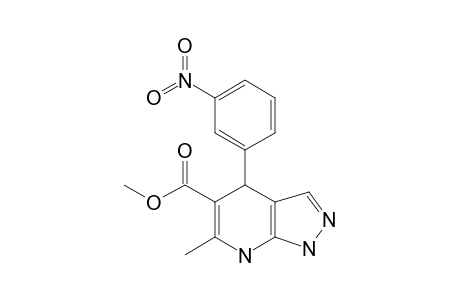 METHYL-6-METHYL-4-(3-NITROPHENYL)-4,7-DIHYDRO-1H-PYRAZOLO-[3,4-B]-PYRIDINE-5-CARBOXYLATE