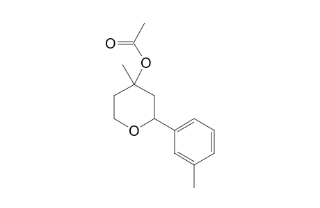 cis-[4-methyl-2-(m-tolyl)tetrahydropyran-4-yl] acetate