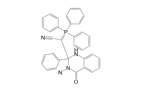 (3-AMINO-4-OXO-2-PHENYL-1,2,3,4-TETRAHYDROQUINAZOLIN-2-YL)-(TRIPHENYLPHOSPHORANYLIDENE)-ACETONITRILE