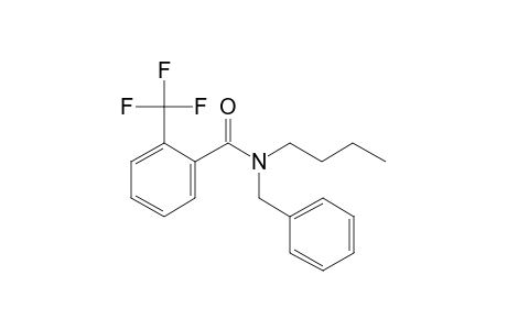 Benzamide, 2-trifluoromethyl-N-benzyl-N-butyl-