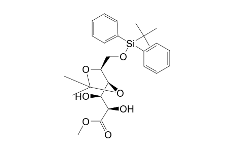 Methyl 6-O-(t-butyldiphenylsilyl)-4,5-O-isopropylidene-L-idonate
