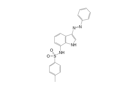 4-Methyl-N-(3-phenylazo-1H-indol-7-yl)benzenesulfonamide