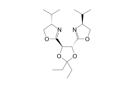(-)-(4R,5R)-Bis((S)-4-isopropyloxazilin-2-yl)-2,2-diethyl-1,3-dioxolane