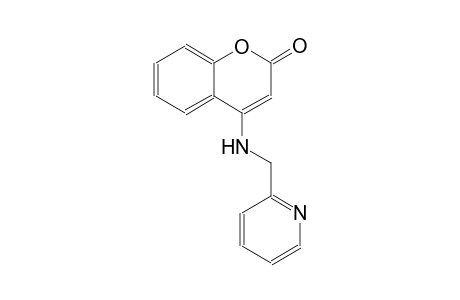 2H-1-benzopyran-2-one, 4-[(2-pyridinylmethyl)amino]-