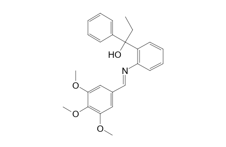 alpha-ETHYL-2-[(3,4,5-TRIMETHOXYBENZYLIDENE)AMINO]BENZHYDROL