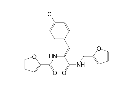 N-((Z)-2-(4-chlorophenyl)-1-{[(2-furylmethyl)amino]carbonyl}ethenyl)-2-furamide
