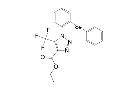 Ethyl 1-(2-(phenylselanyl)phenyl)-5-(trifluoromethyl)-1H-1,2,3-triazole-4-carboxylate
