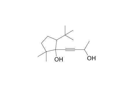 1-(3'-hydroxybut-1'-ynyl)-5-tert-butyl-2,2-dimethylcyclopentanol
