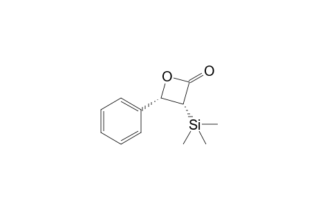 cis-4-Phenyl-3-(trimethylsilyl)-2-oxetanone
