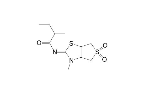 butanamide, 2-methyl-N-((2Z)-tetrahydro-3-methyl-5,5-dioxidothieno[3,4-d]thiazol-2(3H)-ylidene)-