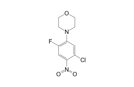1-CHLORO-4-FLUORO-5-MORPHOLINO-2-NITROBENZENE
