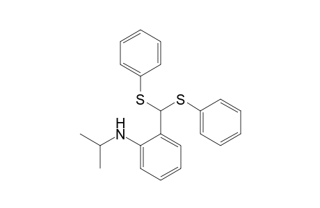 {2-[Bis(phenylsulfanyl)methyl]phenyl}isopropylamine