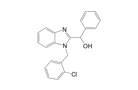 1H-1,3-Benzimidazole-2-methanol, 1-[(2-chlorophenyl)methyl]-.alpha.-phenyl-
