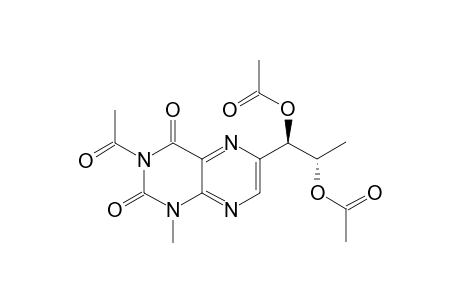(1'R,2'S) 6-(1',2'-Diacetoxypropyl)-3-acetyl-1-methylpteridine-2,4-dione