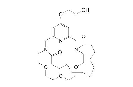 29-(2-Hydroxyethoxy)-17,20,23-trioxa-1,14,33-triazatricyclo[12.11.7.1(27,31)]-tritriaconta-27(33),28,30-triene-2,13-dione