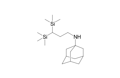 N-[3,3-bis(trimethylsilyl)propyl]adamantan-1-amine(Autogenerated)