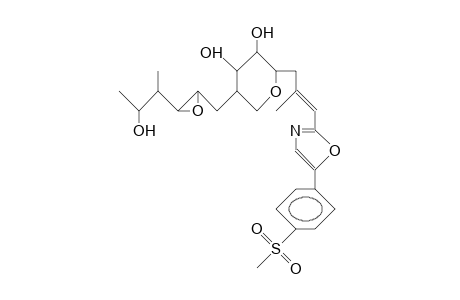 5-P-Methylsulfonylphenyl-2-normonyl-oxazole