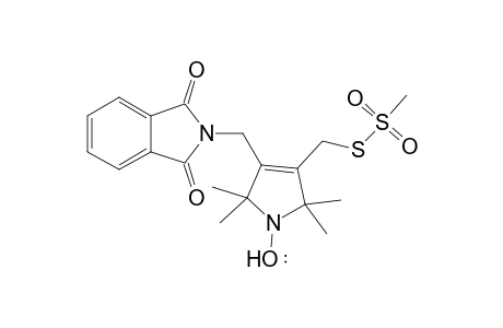 2,5-Dihydro-2,2,5,5-tetramethyl-4-(phthalimidomethyl)-3-(methanesulfonylthiomethyl)-1H-pyrrol-1-yloxyl radical