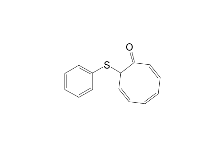2,4,6-Cyclooctatrien-1-one, 8-(phenylthio)-